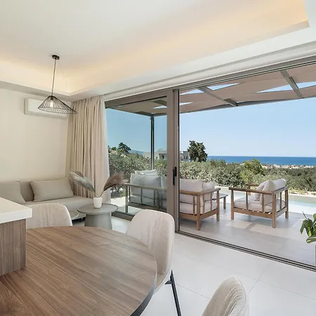Βίλα Seaview With Pool In Nature Next To Platanés